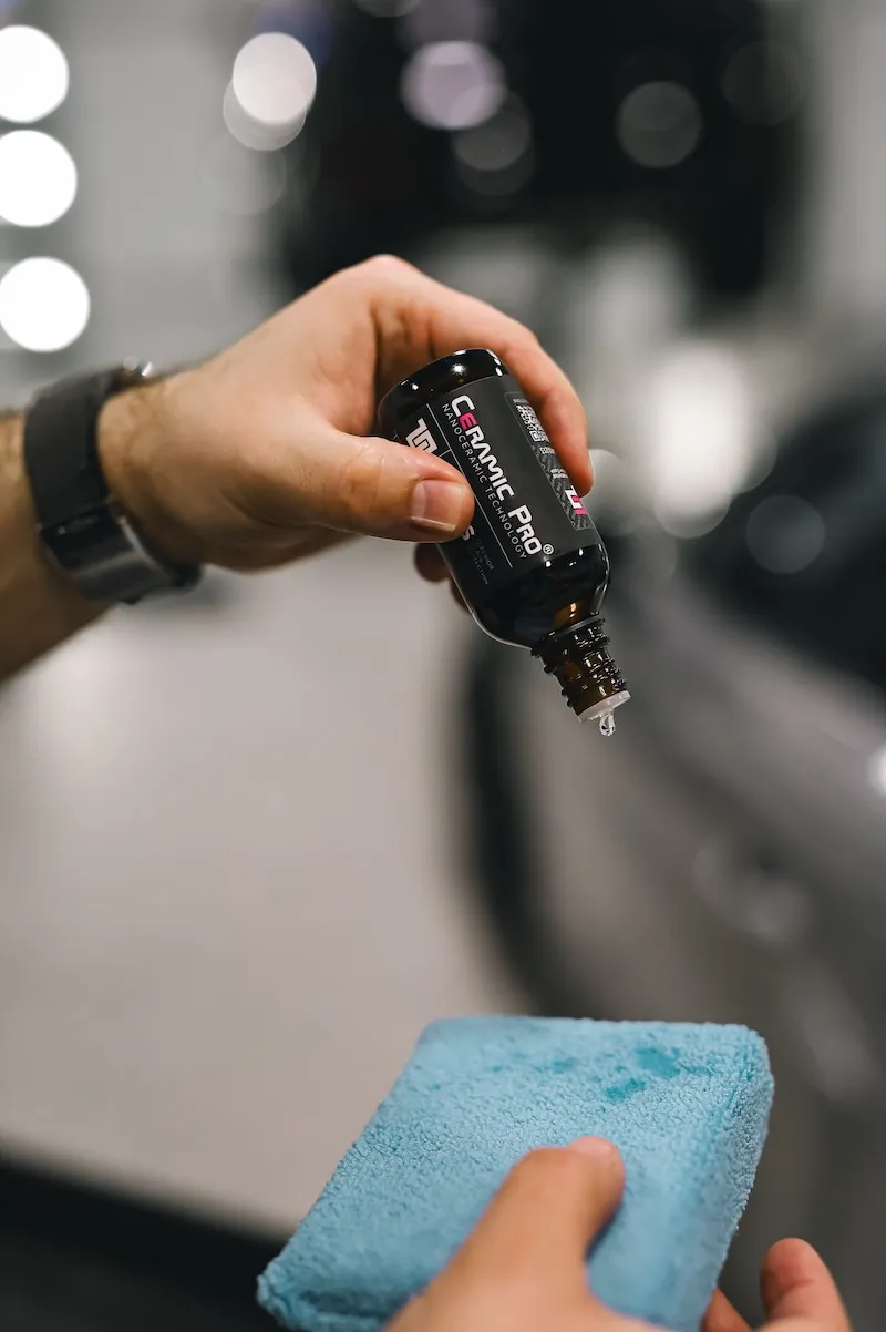 Professional ceramic coating application