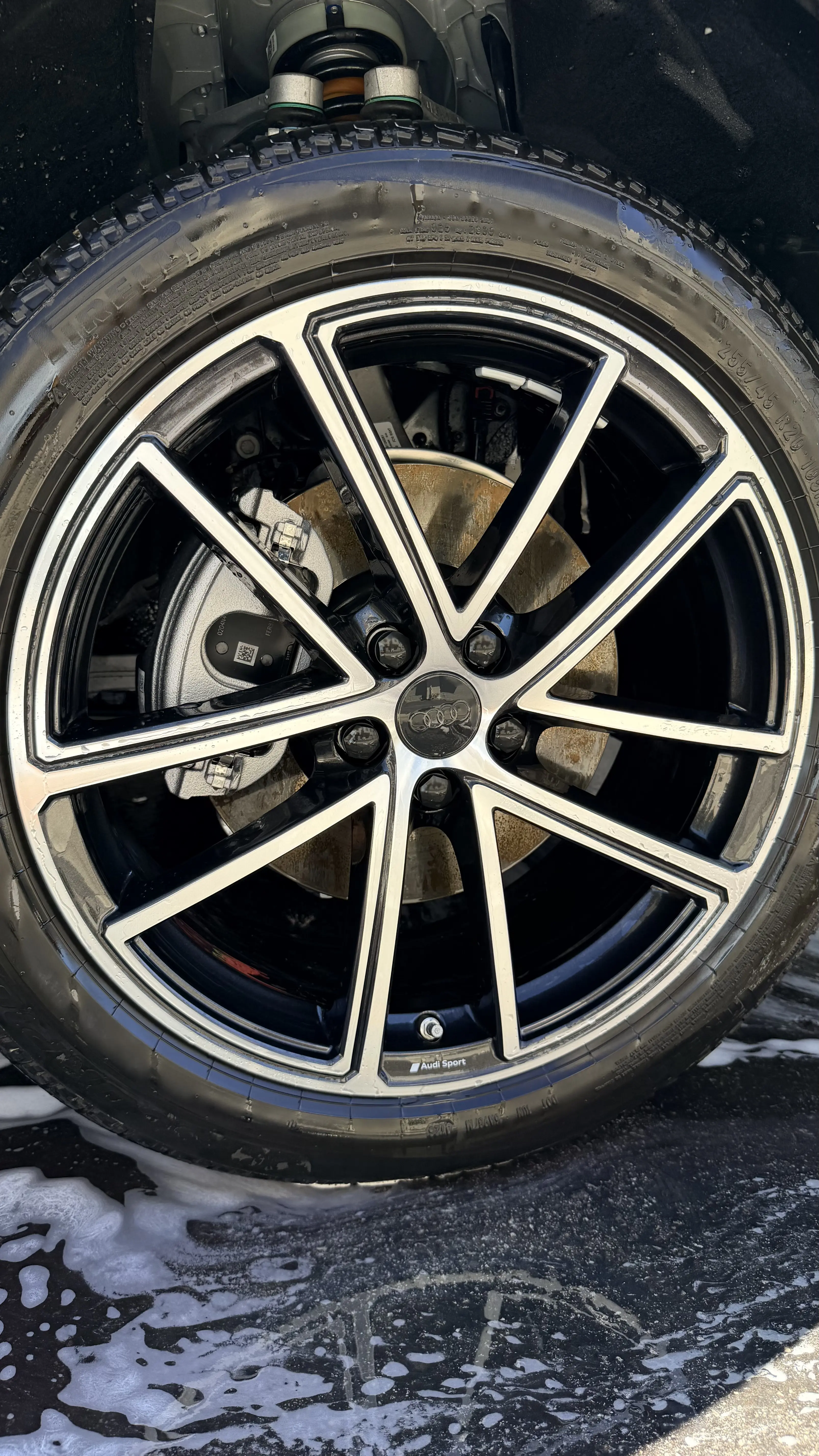 After - Cleaning the rims of this vehicle, Chatsworth, CA